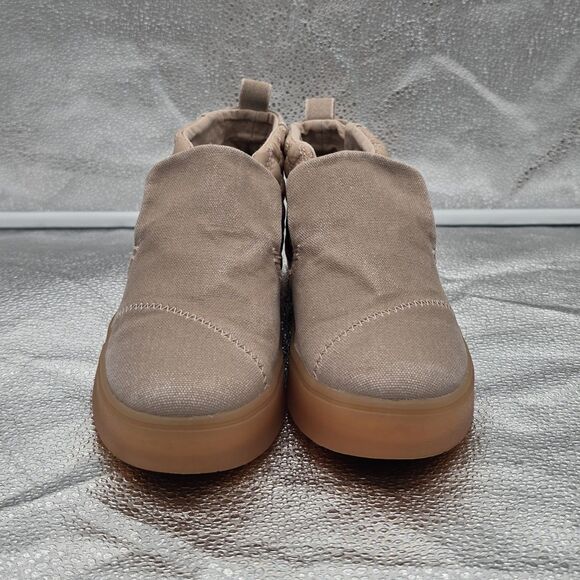 Toms Paxton Rose Pink Taupe Slip-on Chukka High Top Sneaker Booties Size 7.5 - Picture 4 of 8